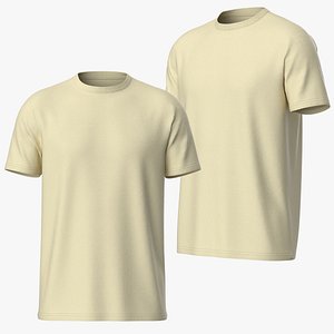 3D Comfortable round neck T-Shirts Design model
