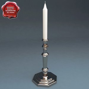 candlestick v1 3d model