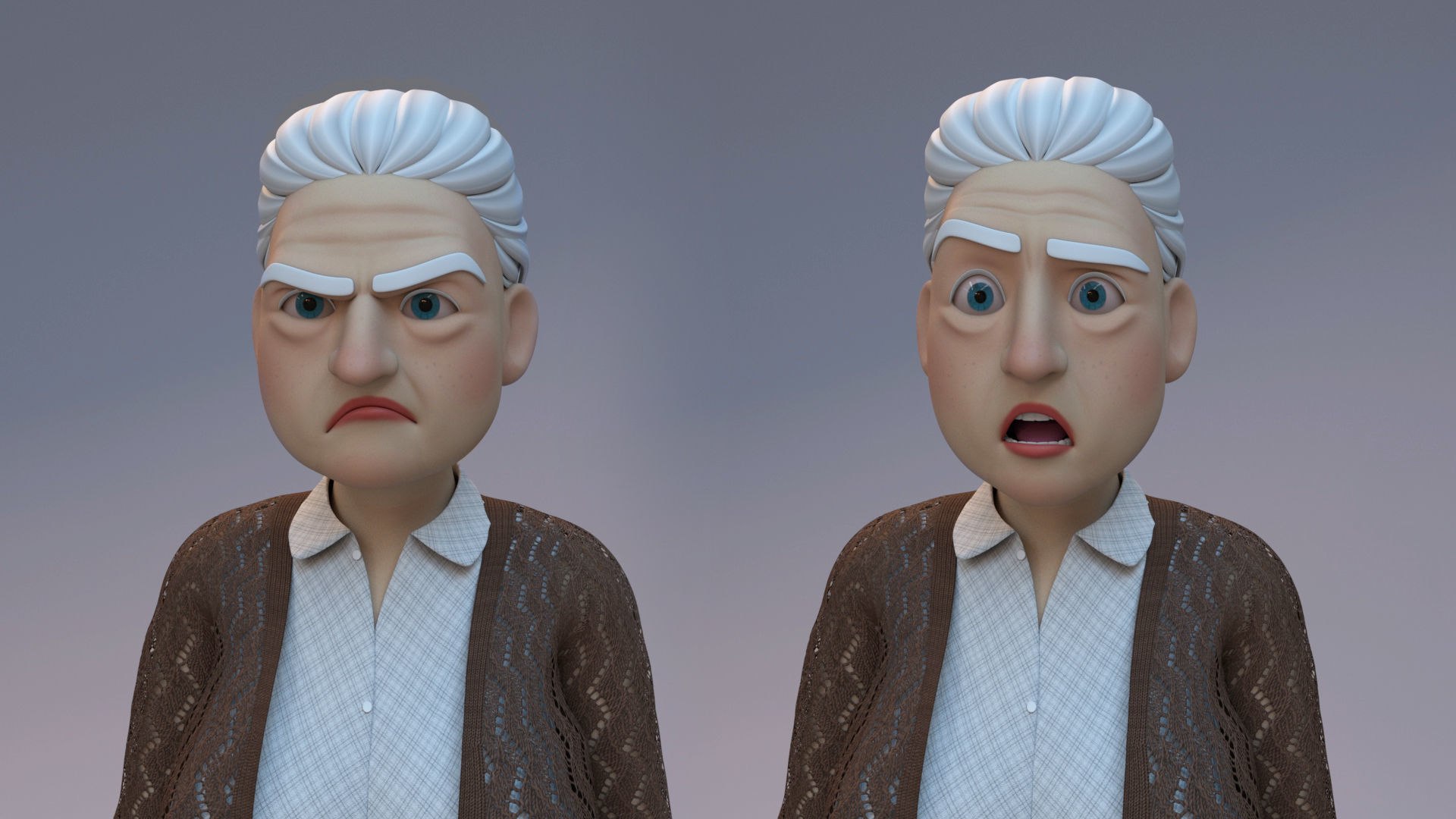 Old Woman 3d - Turbosquid 2249497