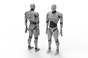 3D cyborg robot