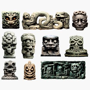 Mayan Artifacts Pack 2