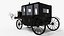 Carrozza - Dracula Modello 3D low-poly