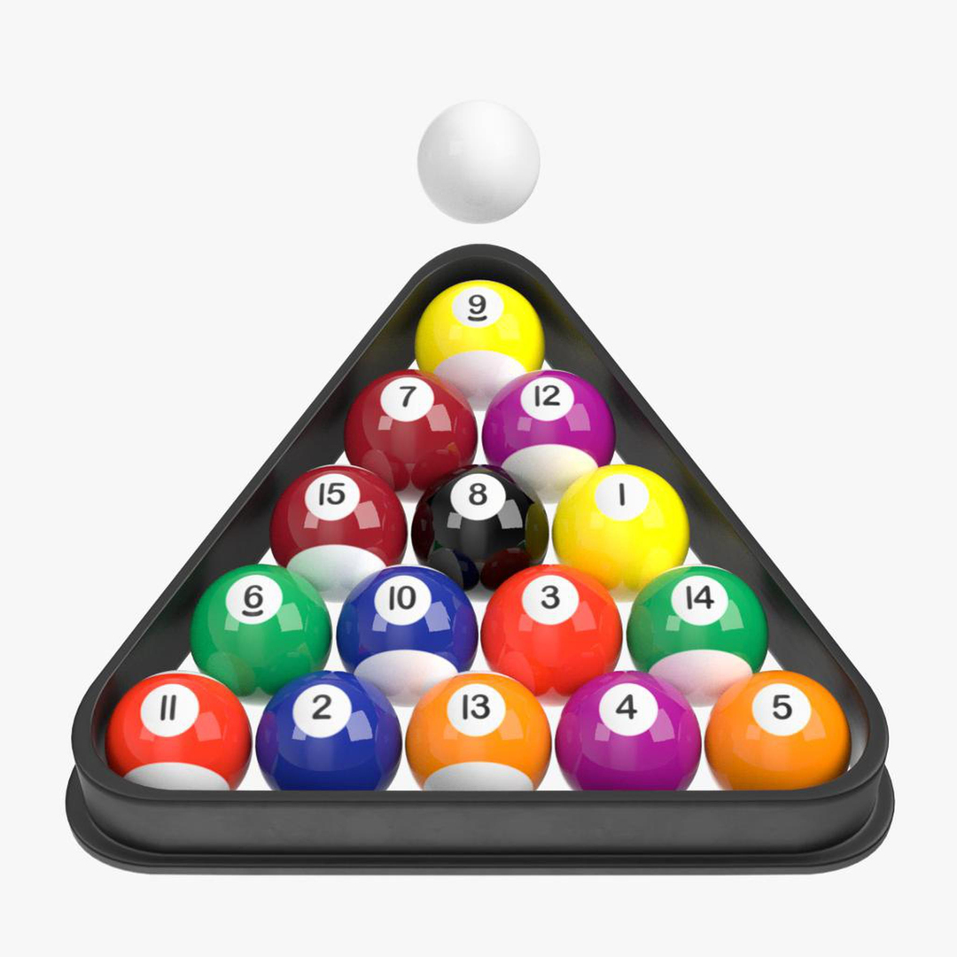 3D Billiard Balls - TurboSquid 1229461