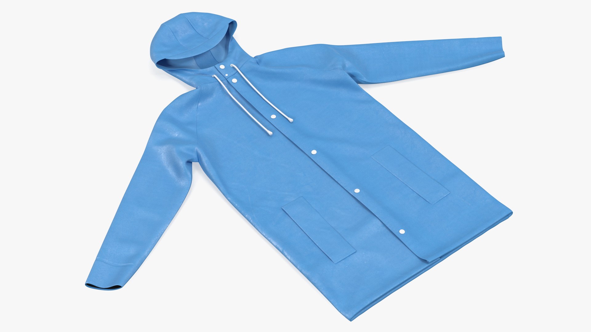 Raincoat Jacket 3D model preview