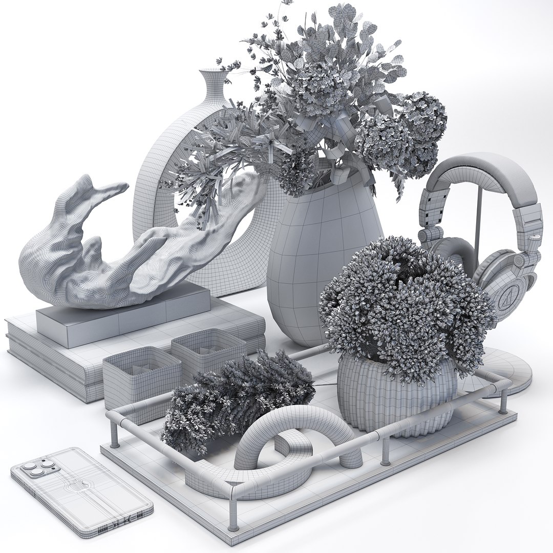Decorative Set Model - TurboSquid 2045686