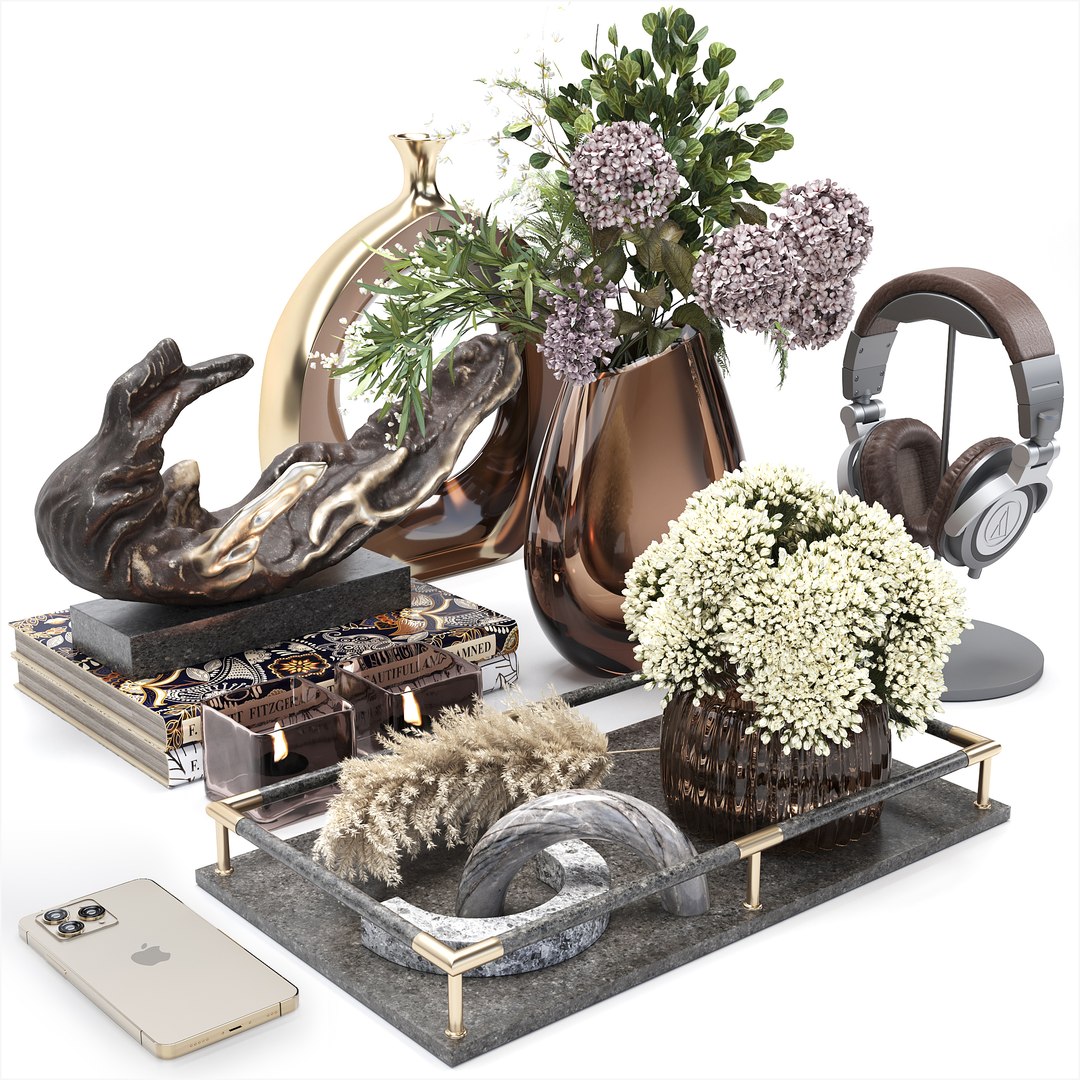Decorative Set Model - TurboSquid 2045686