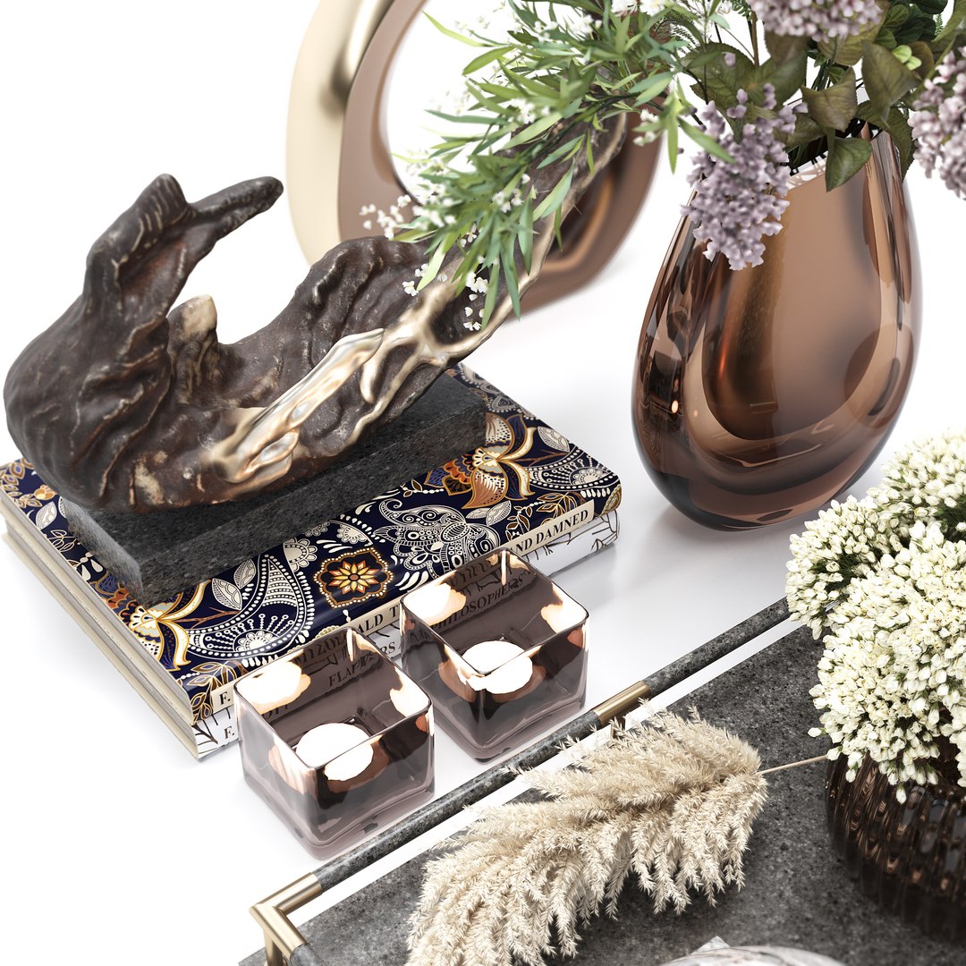 Decorative Set Model - TurboSquid 2045686