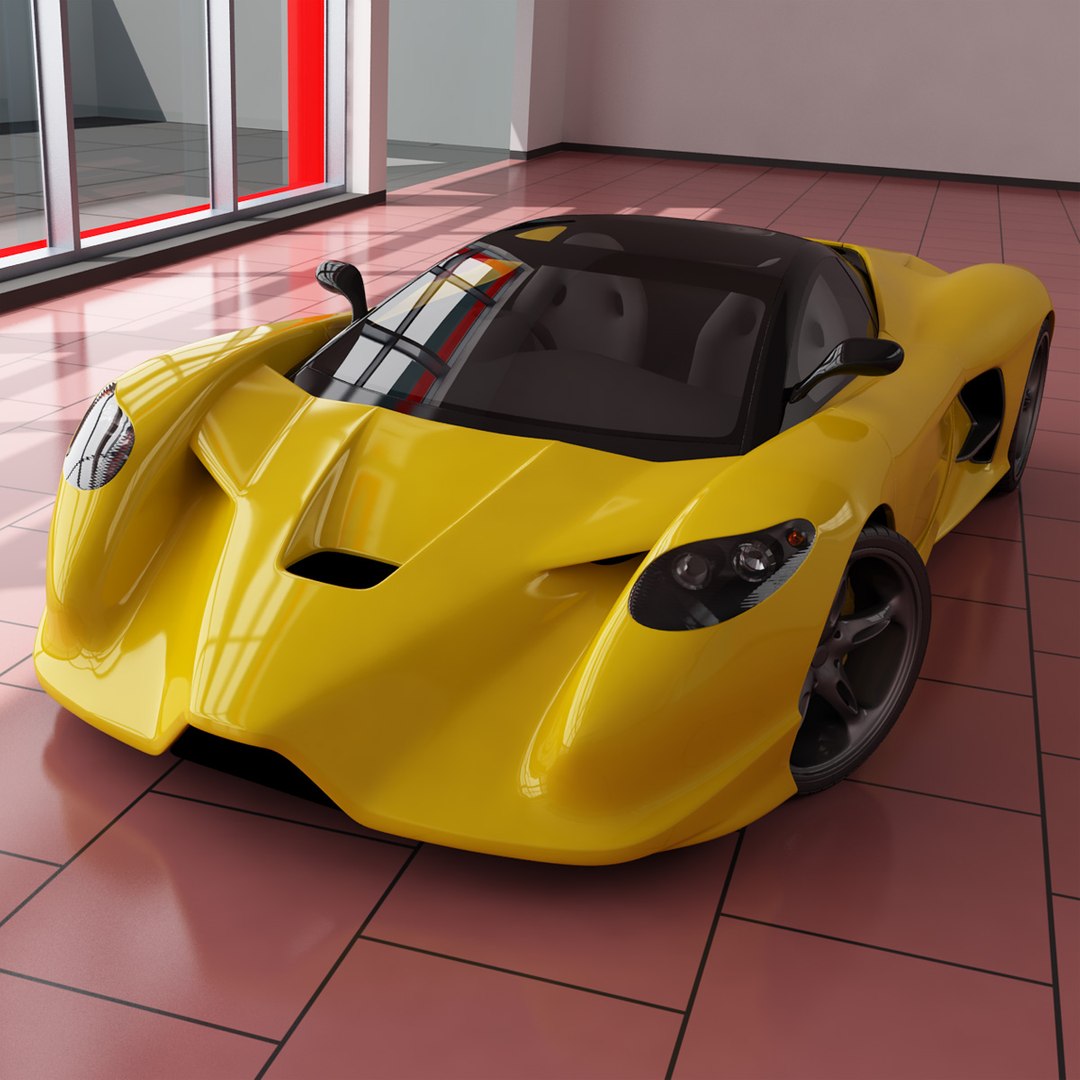 Concept Supercar 3D - TurboSquid 1467027