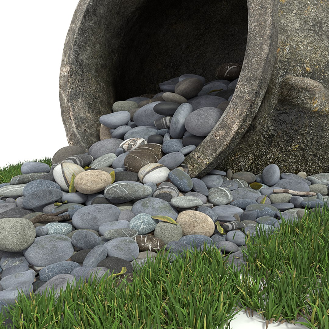 X Decorative Vase Pebbles