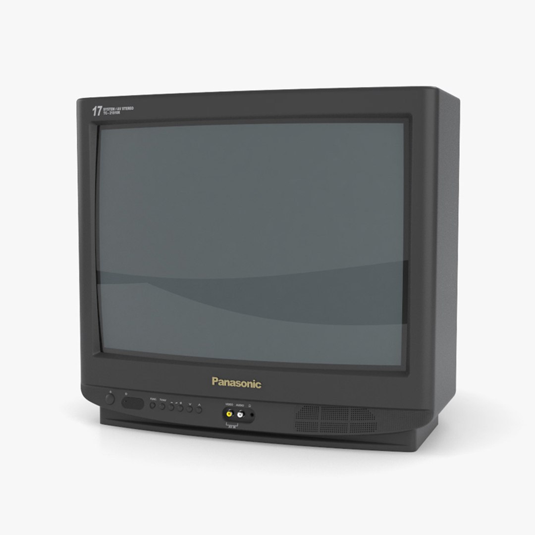3D Panasonic TC21S10R Old TV model TurboSquid 1954846