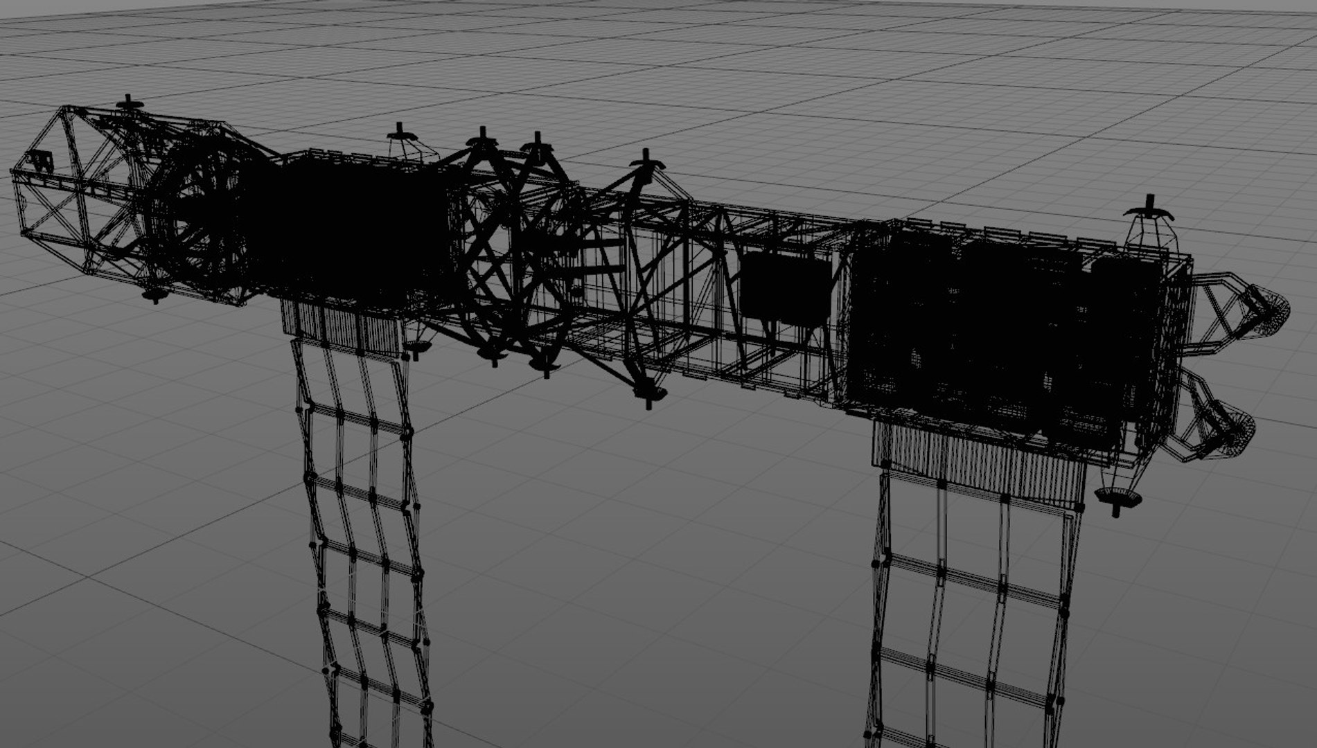 C4d Iss Outer Truss Segments
