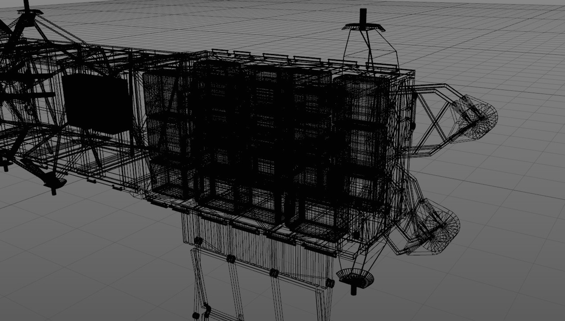C4d Iss Outer Truss Segments