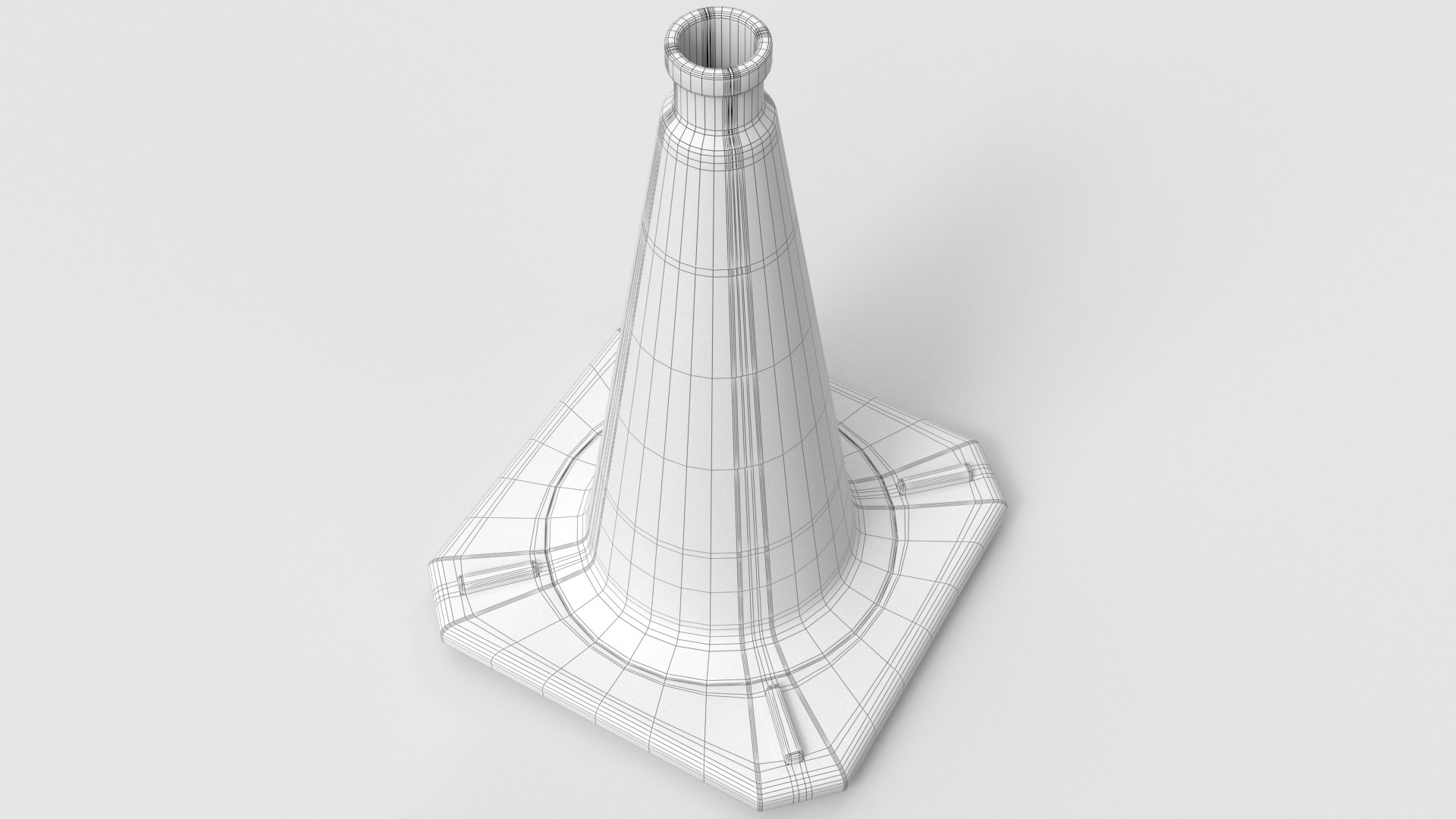 3D Model Traffic Cone 50cm Orange Dirty - TurboSquid 1879023