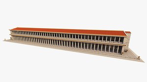 Stoa of Attalos Agora 3D model