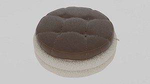 3D Oreo Cookie Ottoman