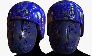 3D Gas mask respirator scifi futuristic 3D model