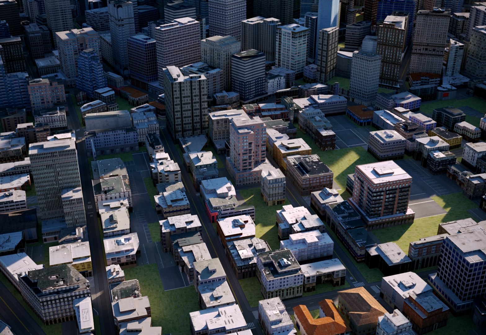 3D City Cityscape - TurboSquid 1460817