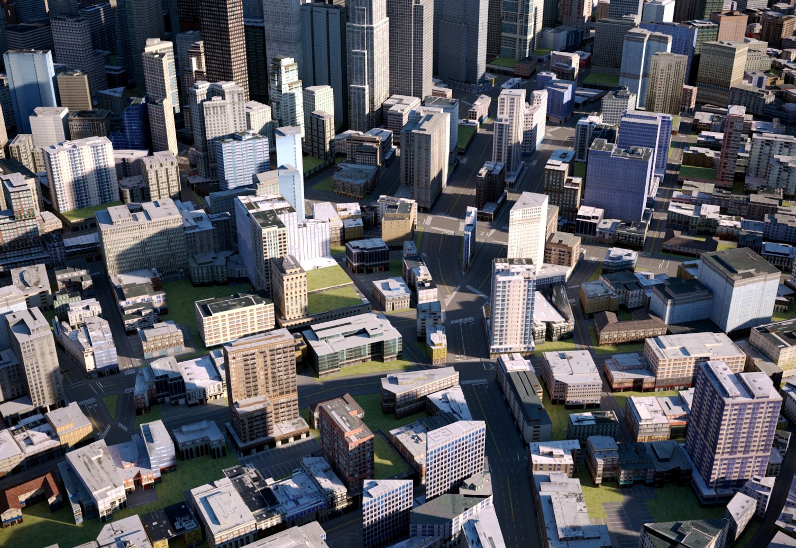 3D City Cityscape - TurboSquid 1460817