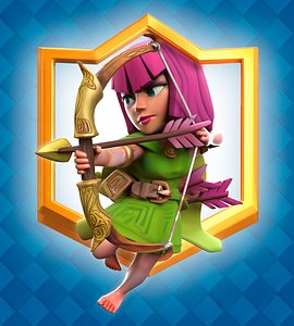 Clash Royale Archers Card model