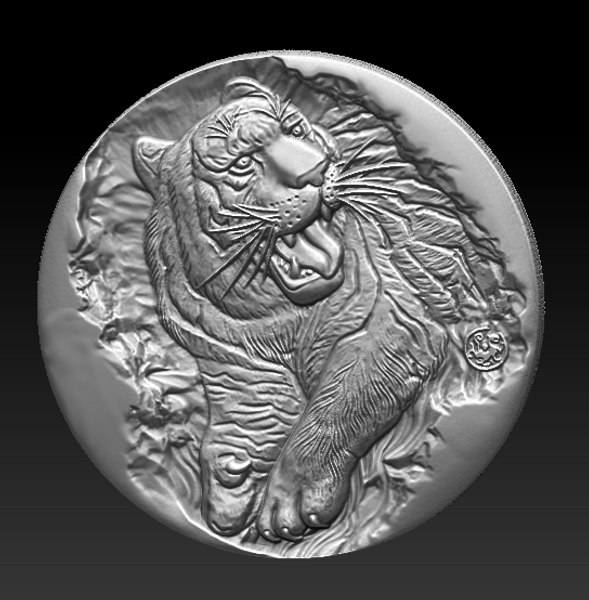 3D stl tiger - TurboSquid 1284073