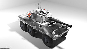 3D armoured car cascavel