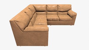 L Shape Leather Sofa