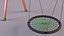 3D Nest Saucer Web Swing Green model