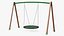 3D Nest Saucer Web Swing Green model