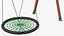 3D Nest Saucer Web Swing Green model