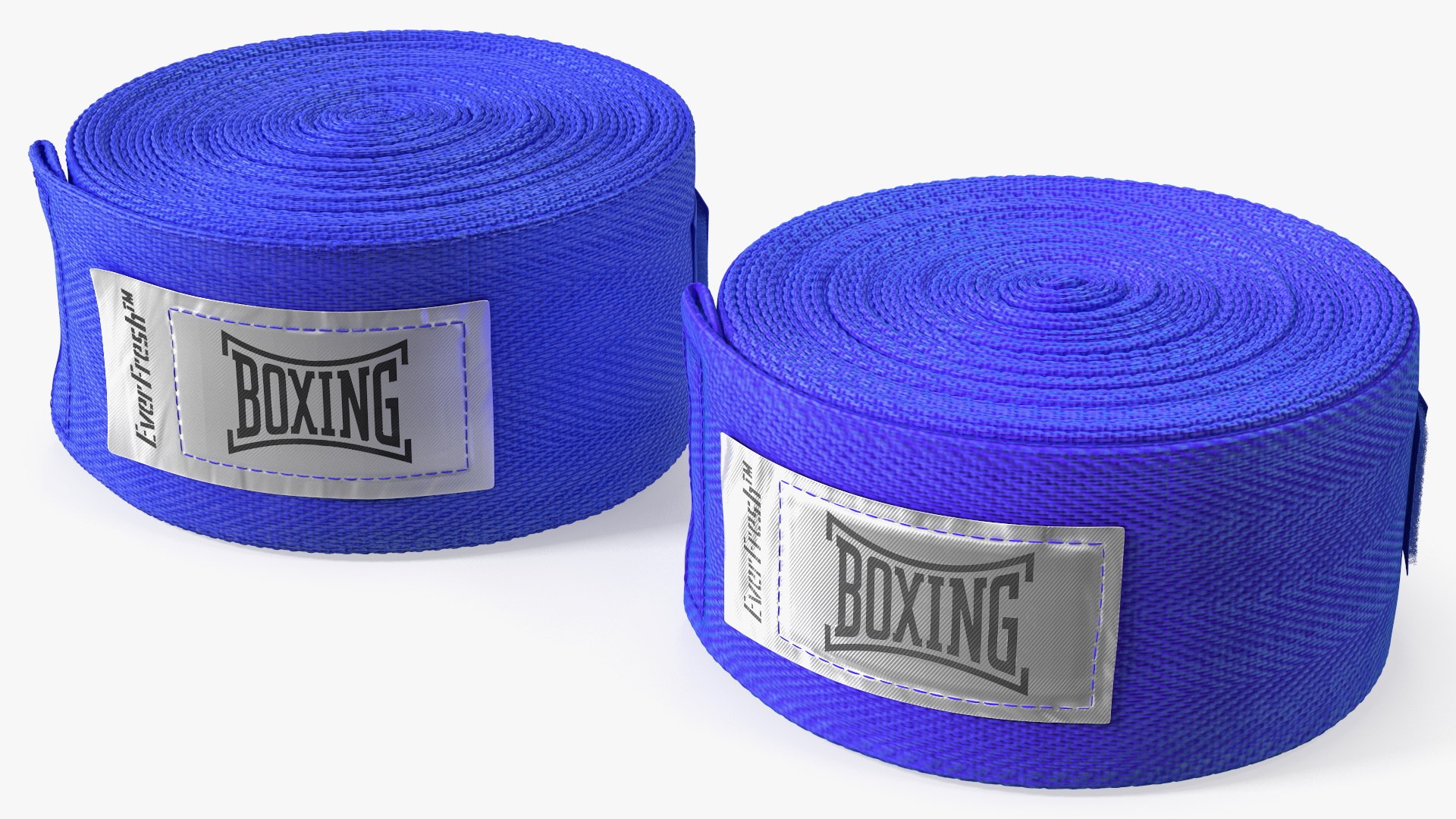 Blue Boxing Hand Wrap 2 Rolls Fur 3D model preview
