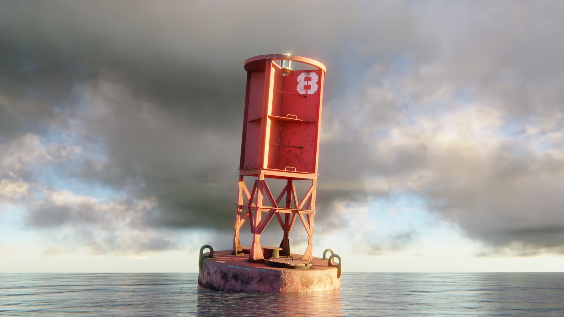 Buoy 3D Model - TurboSquid 2251636