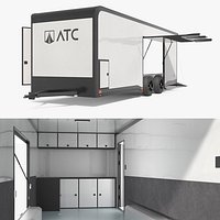 ATC Enclosed Car Hauler Trailer Simplified
