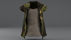 3D clothing set model