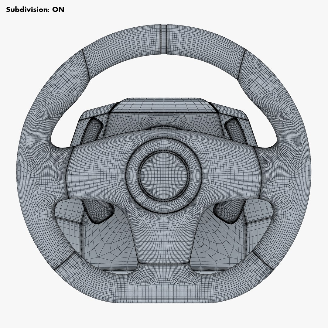 Simple Steering Wheel Game Control M 1 3D Model - TurboSquid 2091573