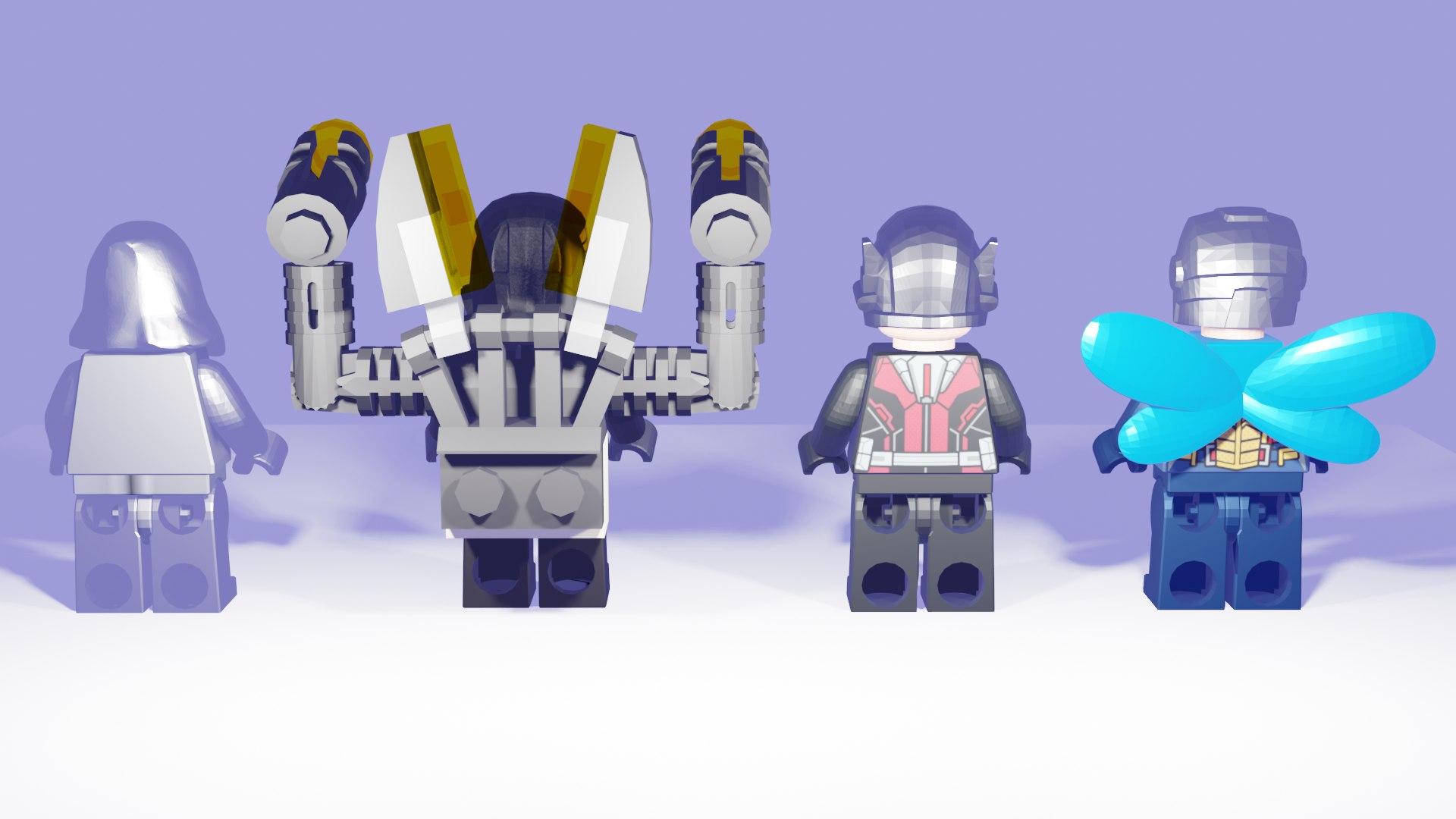 LEGO Ant-man Minifigures Collection 3D Model - TurboSquid 1724531