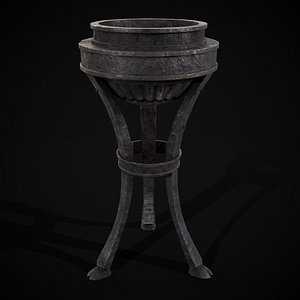 Medieval Rustic Iron Brazier