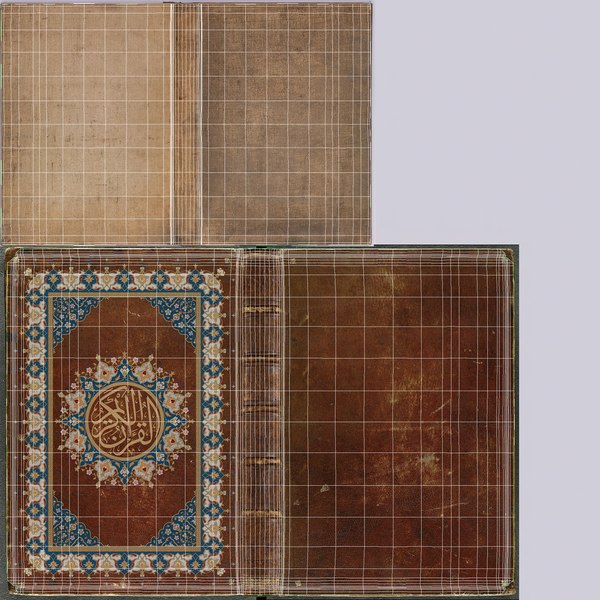 3D Book Quran with Stand-Animated-8K Texture - TurboSquid 1799010