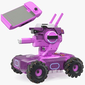 3D mini tank drone gamepad model