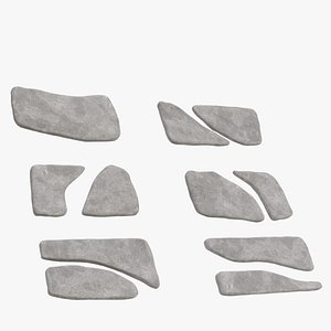 3D set stone steppers