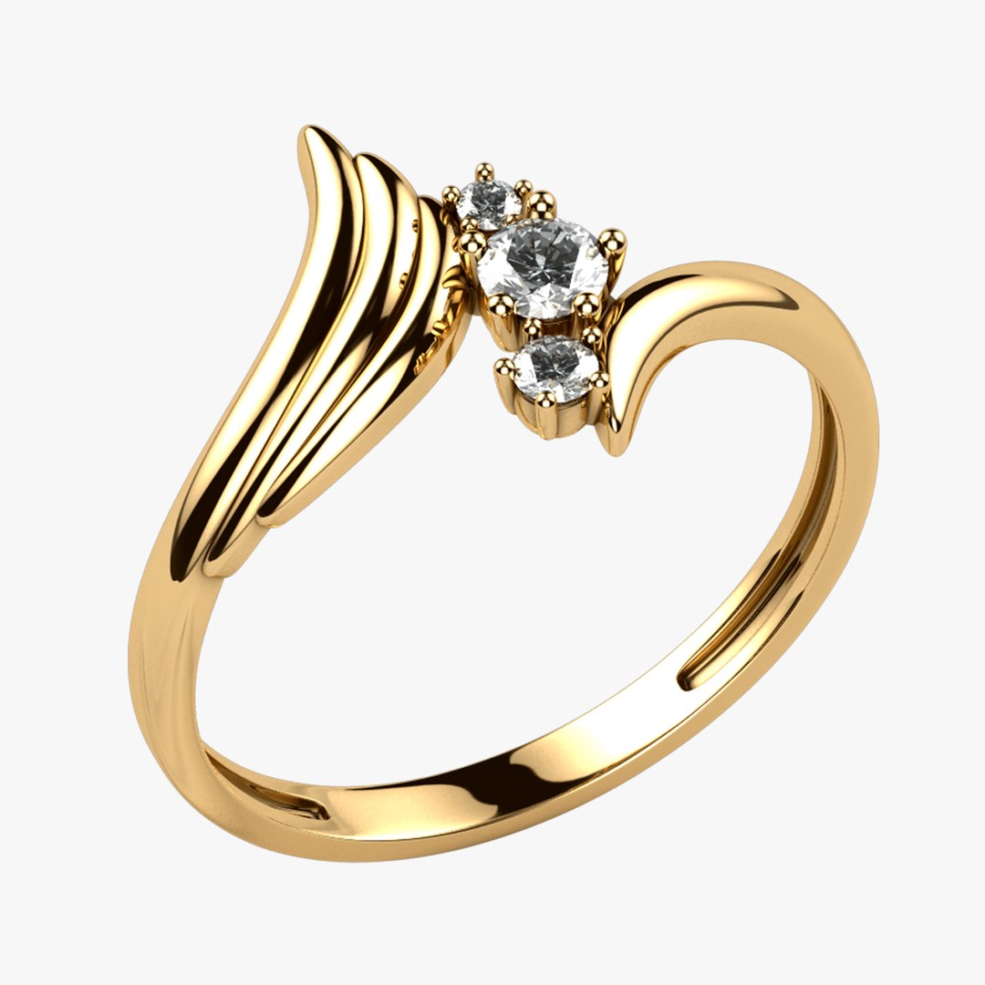 Cocktail Ring Design Emerald And Pear Shape-JCNP-02 3D Print Model –  Jewelry 3D Studio