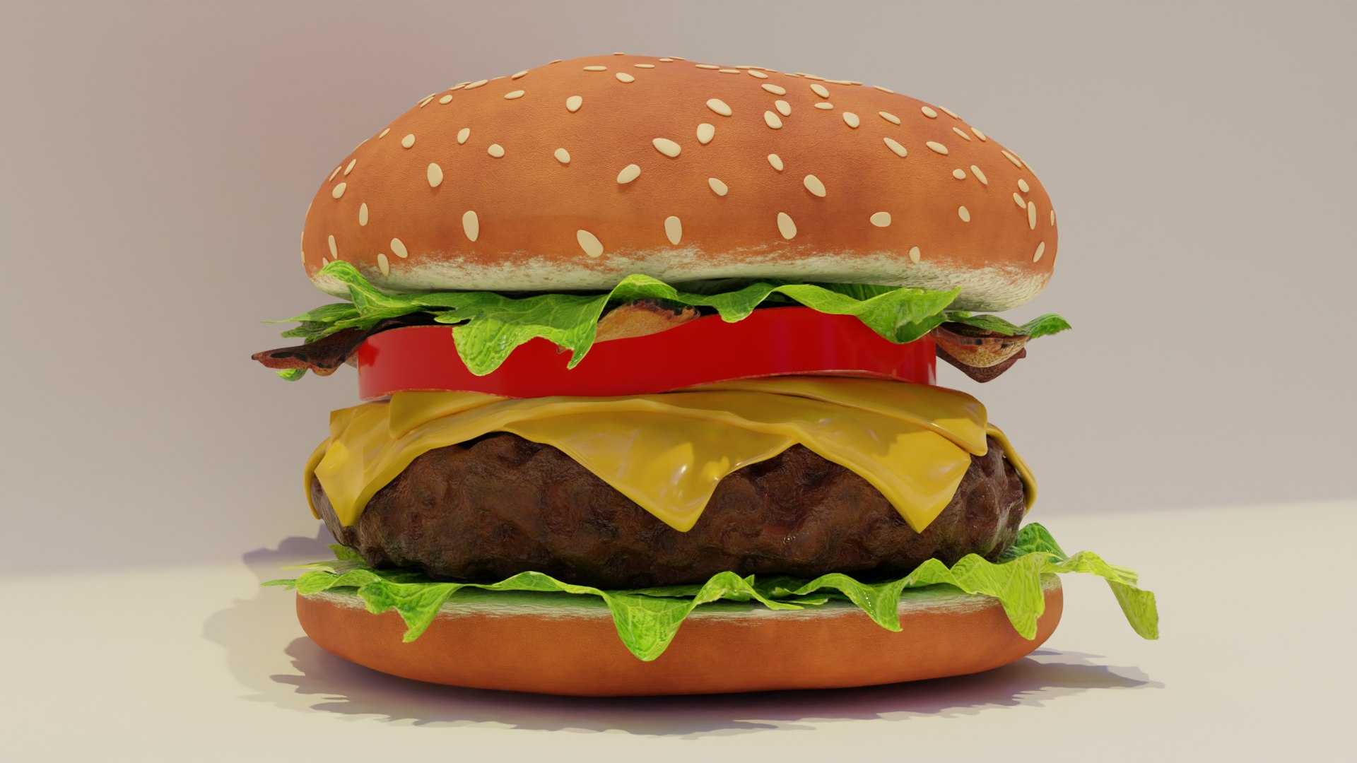 Free 3D Model Burger - TurboSquid 2016930