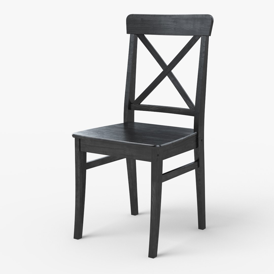 Ingolf Ikea Dining Chair 3d Model
