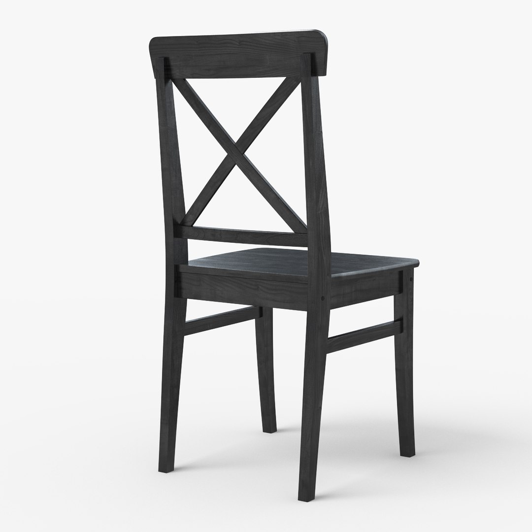 Ingolf Ikea Dining Chair 3d Model