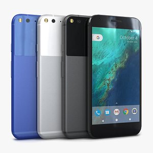 google pixel xl color 3d model
