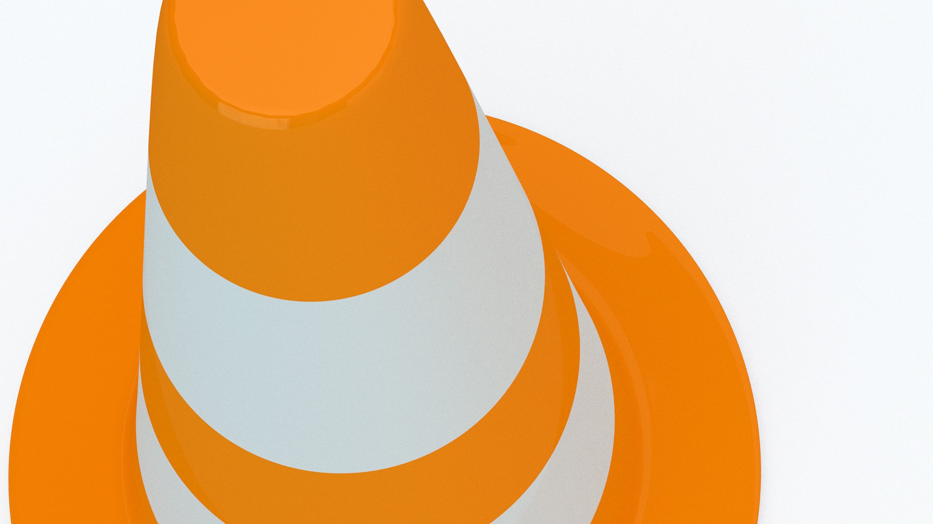 Traffic cone rounded 3D - TurboSquid 1284244
