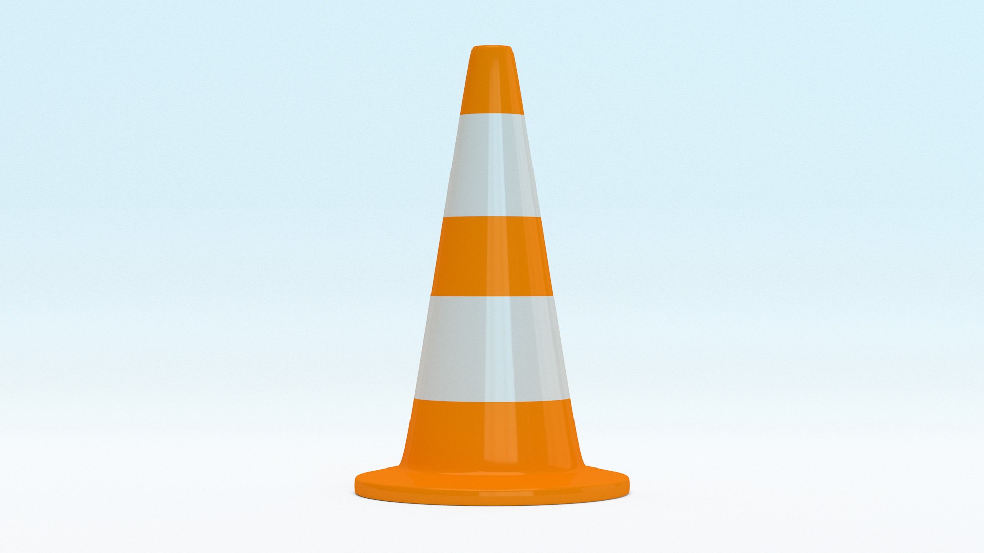 Traffic cone rounded 3D - TurboSquid 1284244
