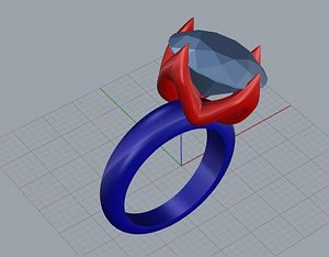 Free STL Diamond-Ring Models