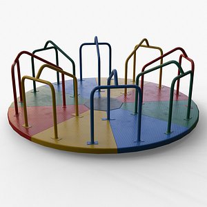 3D PBR Merry Go Round Roundabout B