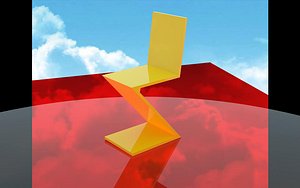 Zig Zag Chair 3D