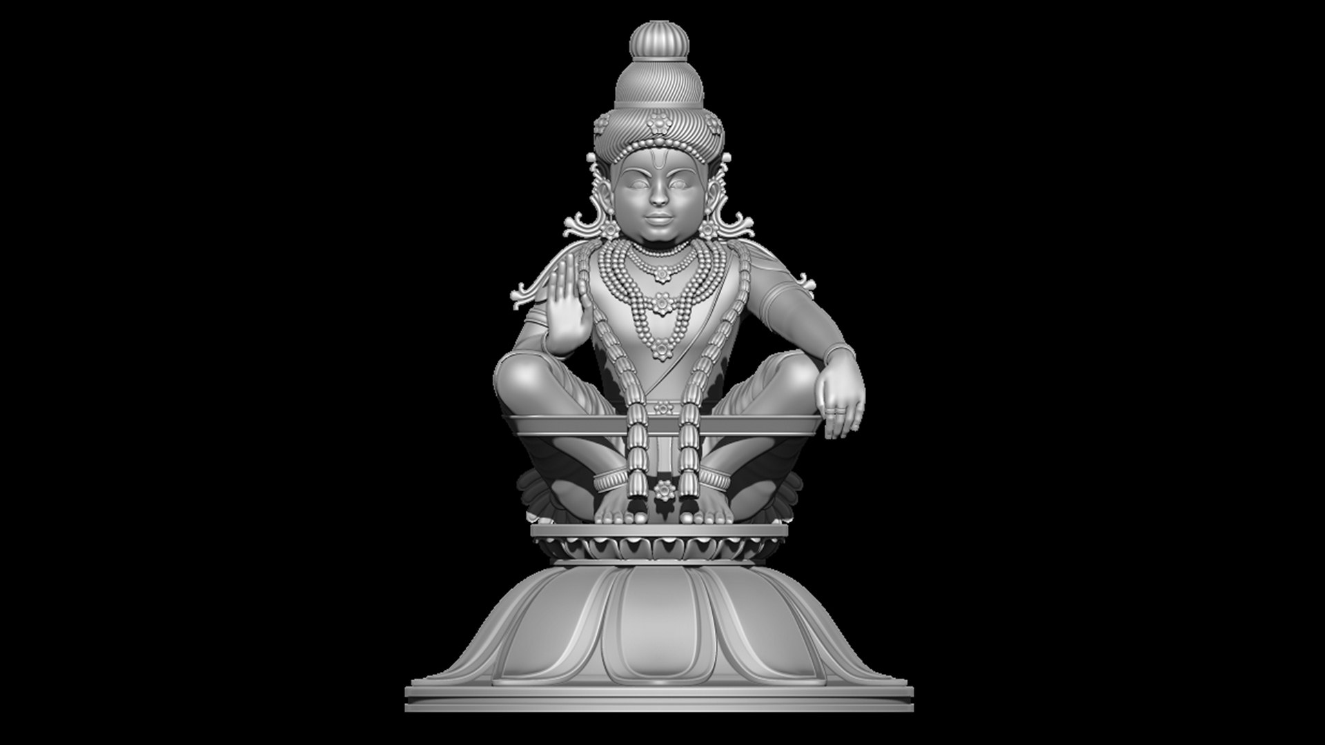 Lord Ayyappa Model - TurboSquid 1770352